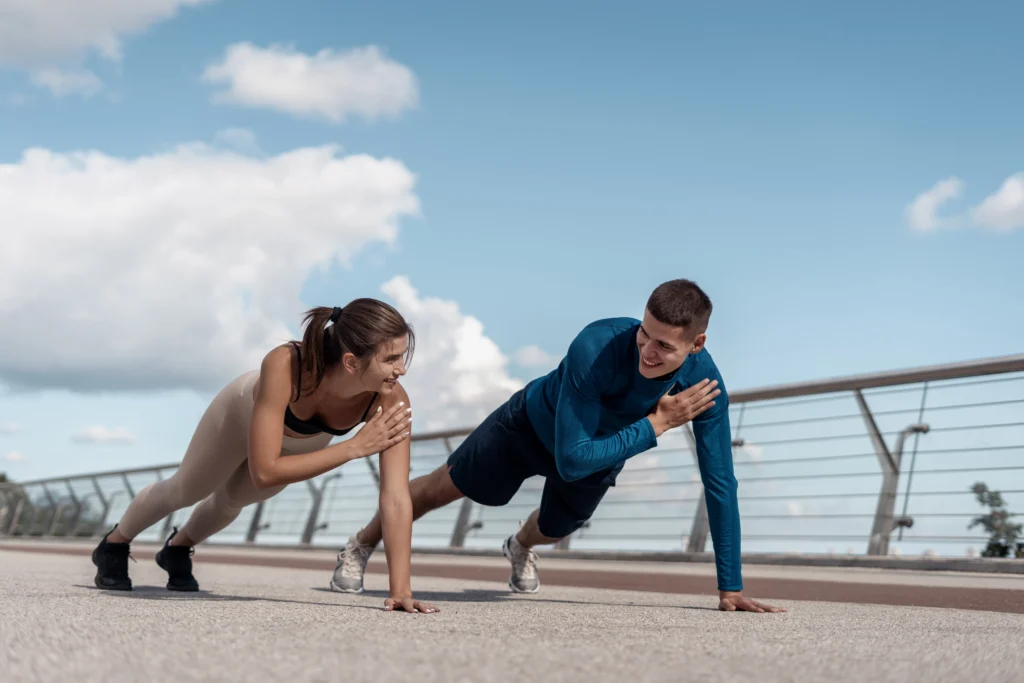 Plank with Shoulder Tap