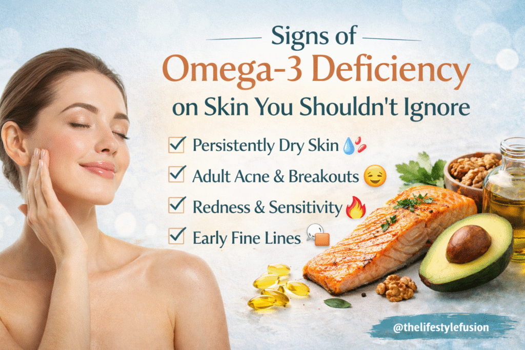 Signs of Omega-3 Deficiency on Skin
